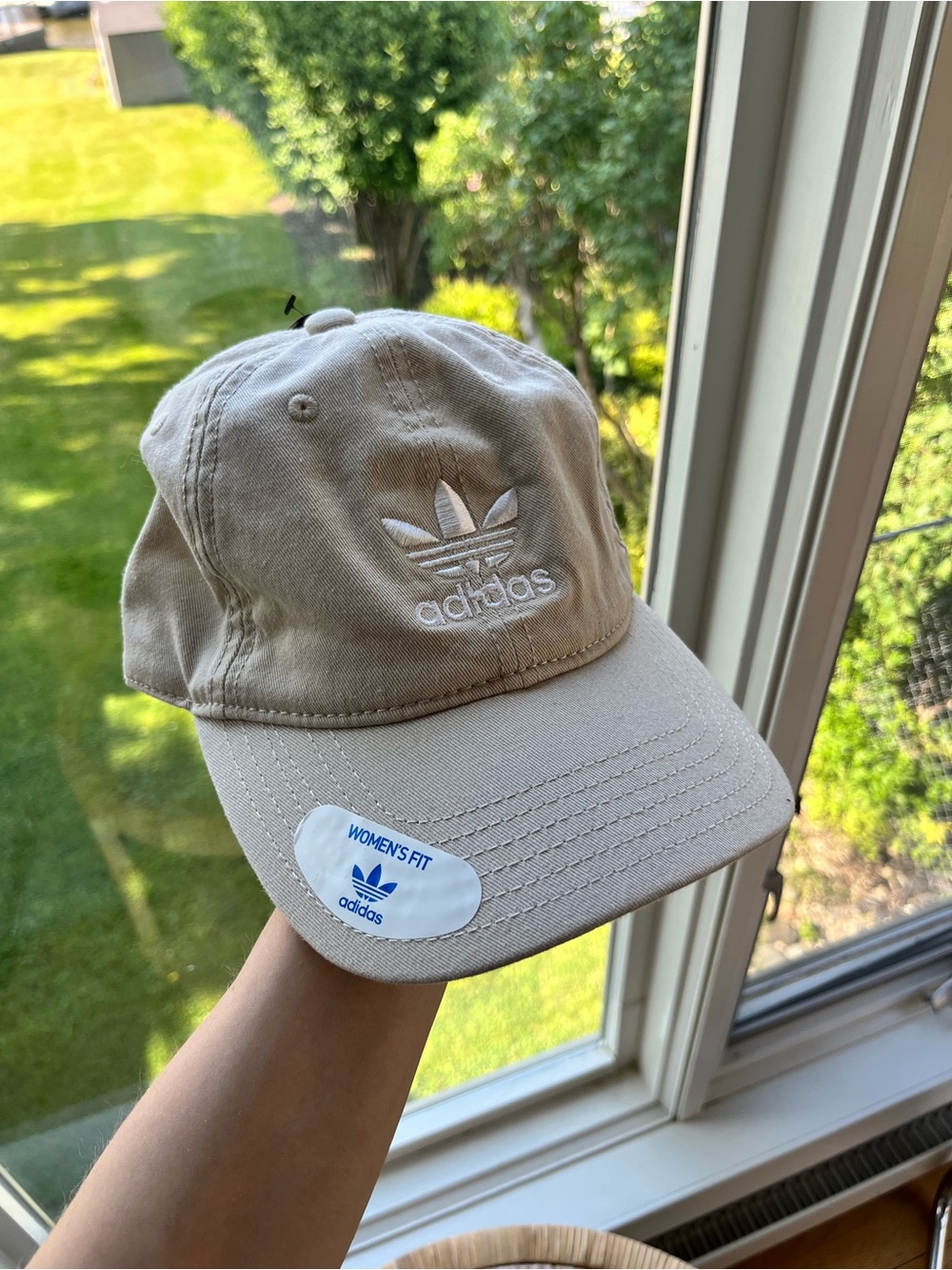 adidas Beige Trefoil Baseball Cap